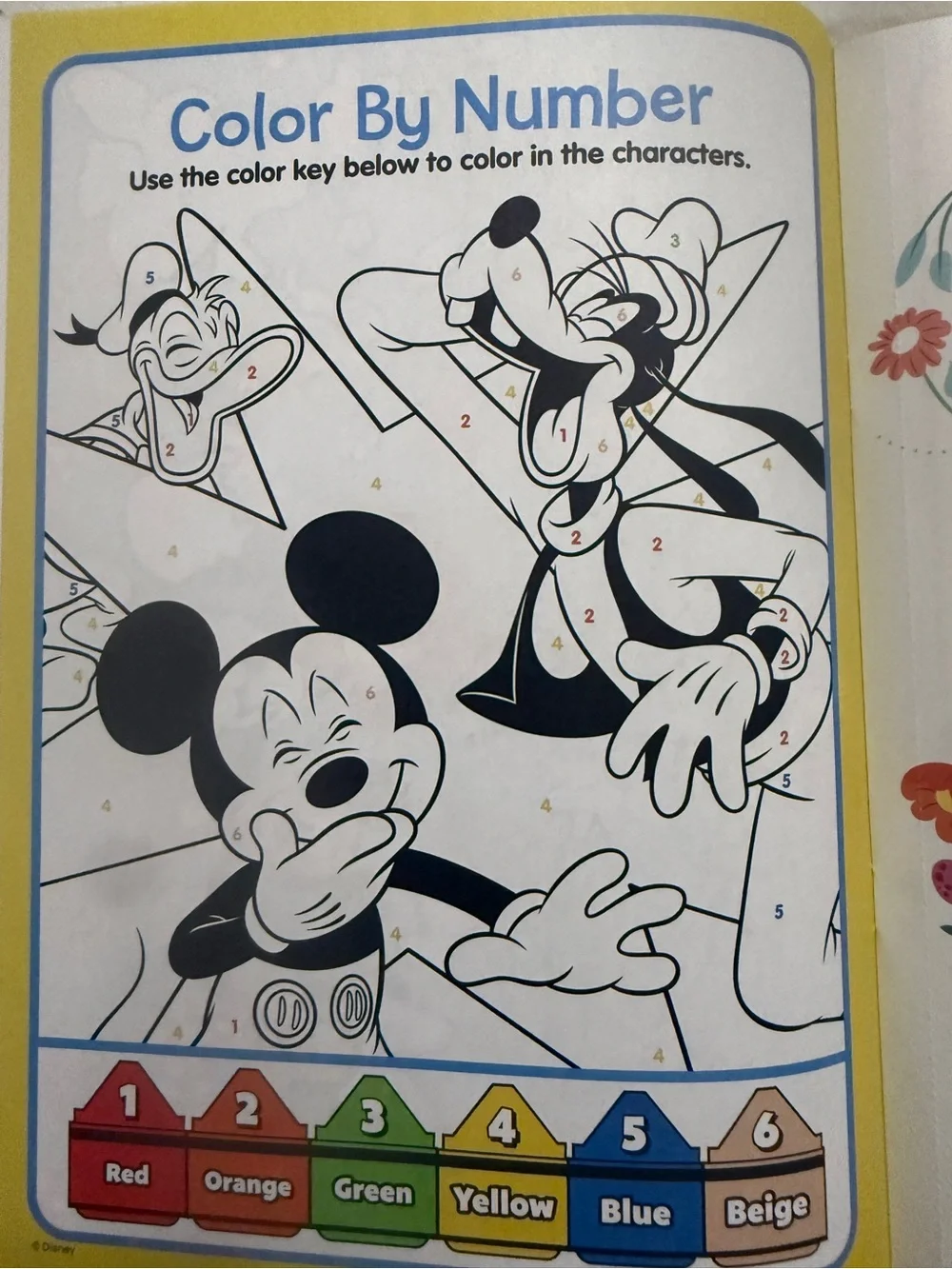Disney Junior Mickey Easter Sticker by Number Activity Book